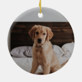 Keramik für den ersten Weihnachtskranz meines Haus Keramik Ornament (Hinten)