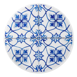 Keramik für die blaue und weiße Retrofolie Keramikknauf