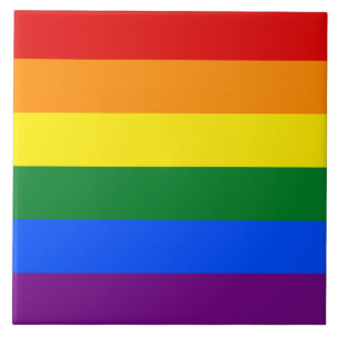 Keramik für die Flag-Fahne mit Proud Rainbow Prid Fliese