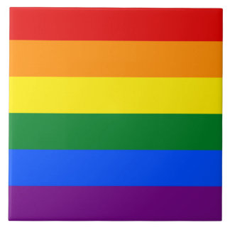 Keramik für die Flag-Fahne mit Proud Rainbow Pride Fliese