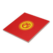Keramik für die kirgisische Flagge Fliese (Seite)