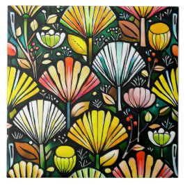 Keramik für die Pflanze Fliese