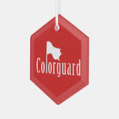 Keramik für Farbschutz-Flag Ornament Aus Glas (Vorderseite Links)