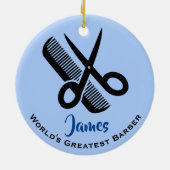 Keramik für Friseur-Haarschnitt Ornament (Hinten)