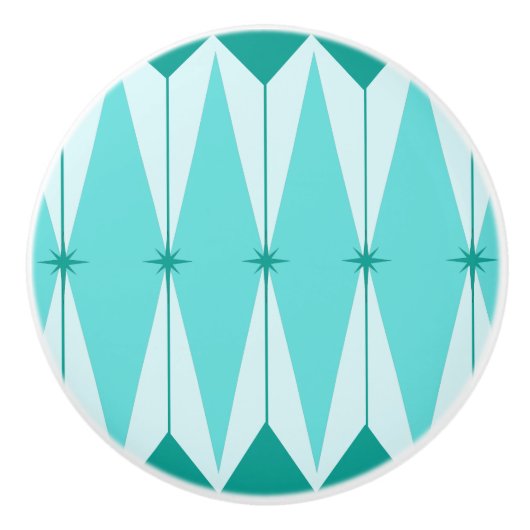 Keramik für geometrische Diamanten und Sternexplos Keramikknauf (Vorderseite)