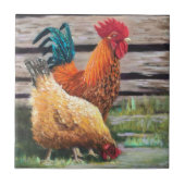 Keramik für Hühner Fliese (Vorderseite)