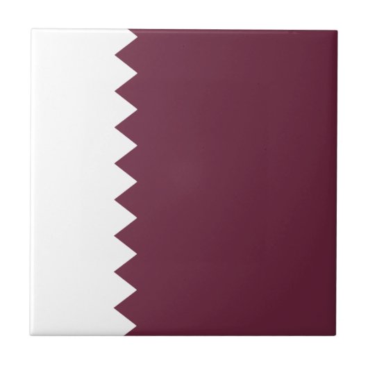 Keramik für Katar-Flag Fliese (Vorderseite)