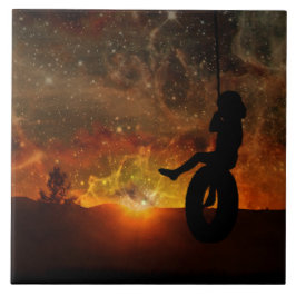 Keramik für Kinder im Flügeldraht Fliese