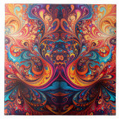 Keramik für lebendiges Abstract Design Fliese (Vorderseite)