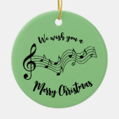 Keramik für Musical Notes Design Ornament (Vorne)