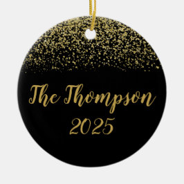 Keramik für Schwarz und Gold Ornament