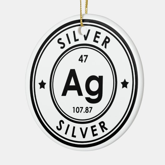 Keramik für Silberelemente Keramik Ornament (Links)