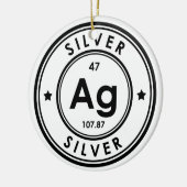 Keramik für Silberelemente Ornament (Links)