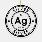 Keramik für Silberelemente Ornament (Hinten)
