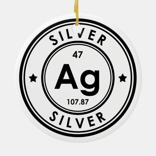 Keramik für Silberelemente Ornament (Hinten)