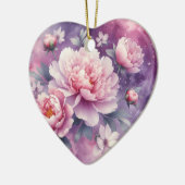 Keramik Galaxy Peony Ornament (Links)