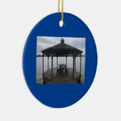 Keramik "GAZEBO AM SEE" Ornament (Rechts)