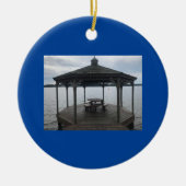 Keramik "GAZEBO AM SEE" Ornament (Vorne)