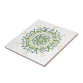 Keramik Gelb und grün Fliese (Seite)