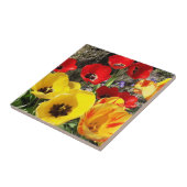 Keramik Gelb und Rot Fliese (Seite)