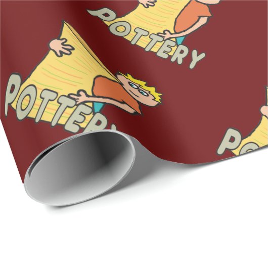 Keramik Geschenkpapier (Rolleneckpunkt)