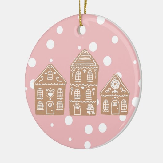 Keramik Gingerbread House Ornament (Links)