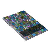 Keramik-glänzende Mehrfarbenfliesen irgendein Text Notizblock (Rechte Seite)