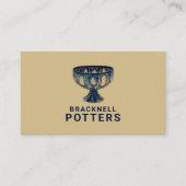 Keramik Goblet, Keramik-Store, Potter Visitenkarte (Vorderseite)