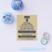 Keramik Goblet, Potterie Store, Potter Werbung Flyer (Einzeln)