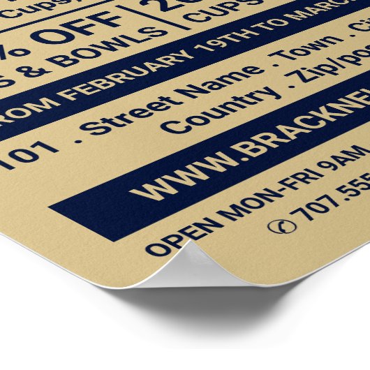 Keramik Goblet, Potterie Store, Potter Werbung Poster (Ecke)