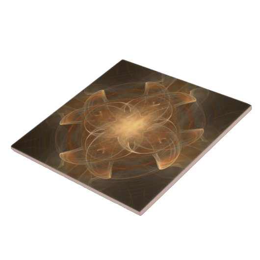 Keramik Golden Celitc Cross Fliese (Seite)