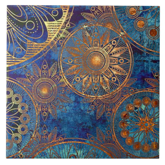 Keramik - Goldräder Fliese (Vorderseite)