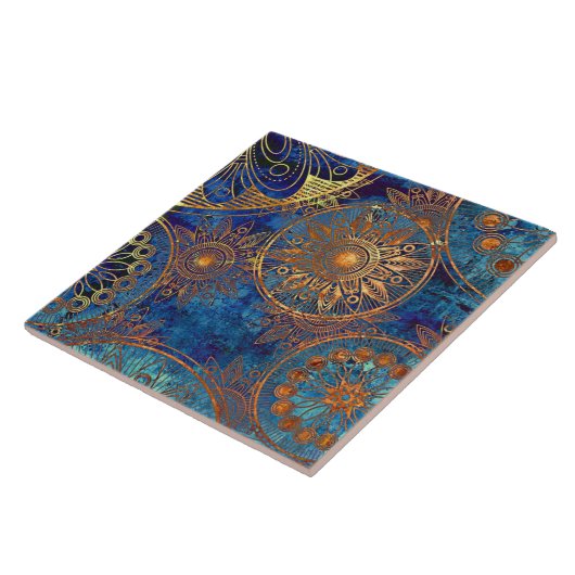 Keramik - Goldräder Fliese (Seite)