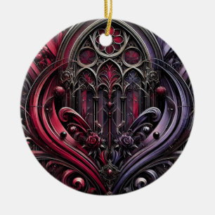 Keramik Gothic Arches Ornament
