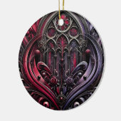 Keramik Gothic Arches Ornament (Links)