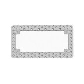 Keramik Grau Adressaufkleber (Vorne)