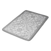 Keramik Grau Badematte (Schrägansicht)