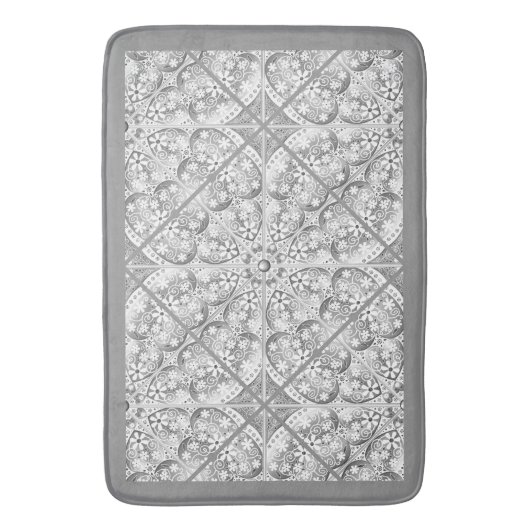 Keramik Grau Badematte (Vorderseite Vertikal)