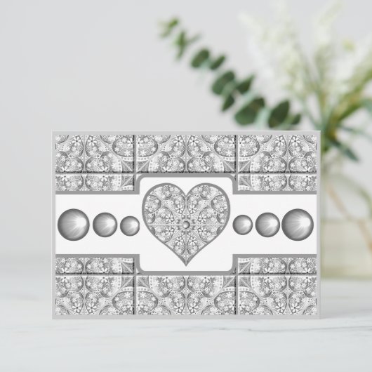 Keramik Grau Begleitkarte (Stehend Vorderseite)