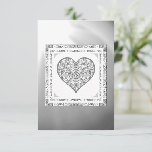 Keramik Grau Begleitkarte (Stehend Vorderseite)