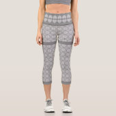Keramik Grau Capri Leggings (Vorderseite)