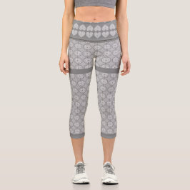 Keramik Grau Capri Leggings