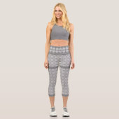 Keramik Grau Capri Leggings (Vorderseite)
