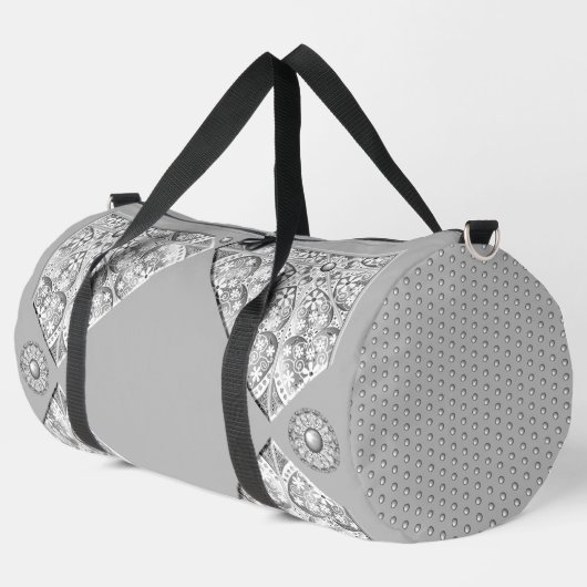 Keramik Grau Duffle Bag (Linke Ecke)