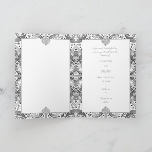 Keramik Grau Einladung (Innenseite)