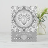 Keramik Grau Einladung (Stehend Vorderseite)