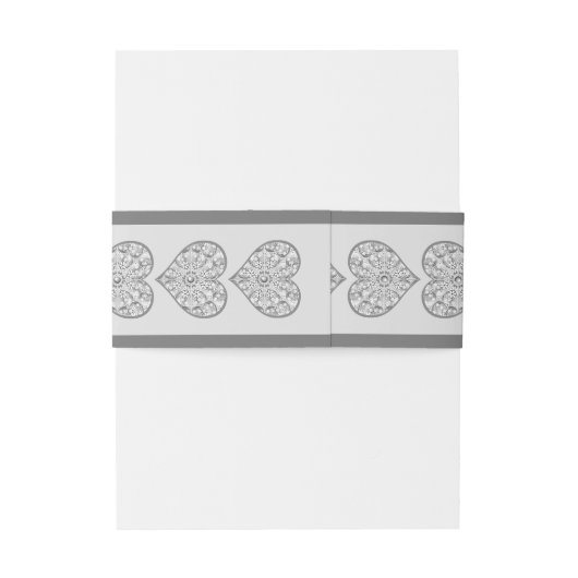Keramik Grau Einladungsbanderole (Rückseitenbeispiel)