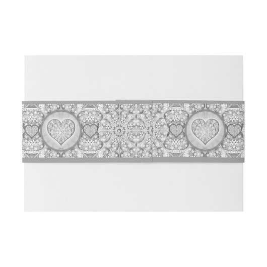 Keramik Grau Einladungsbanderole (Rückseitenbeispiel)