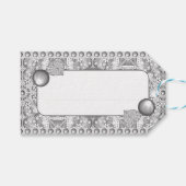 Keramik Grau Geschenkanhänger (Vorderseite (Horizontal))