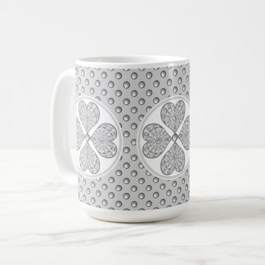 Keramik Grau Kaffeetasse (Vorderseite Links)